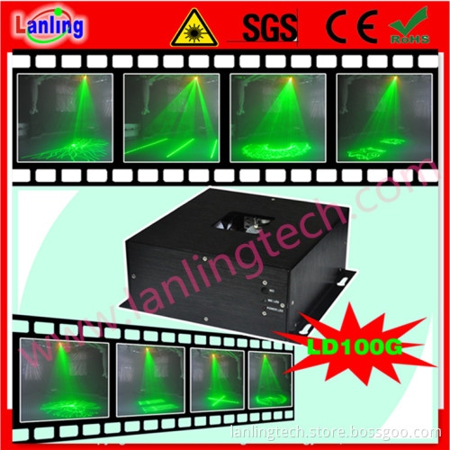 Green Fat-Beam Laser DJ Lighting